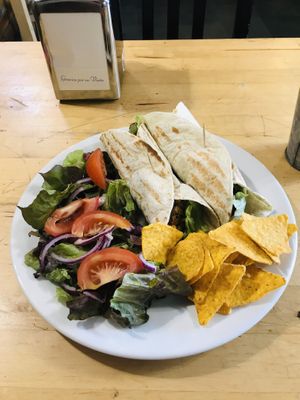 Burrito at El Puente Peregrino in Trabadelo