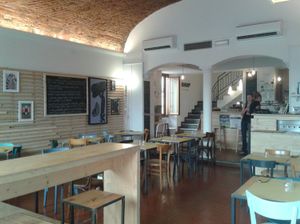 The main room at Lo Fai in Piacenza