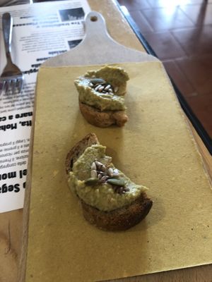 little amuse bouche  at Lo Fai in Piacenza