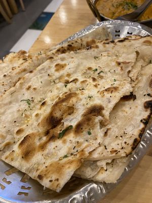 Garlic naan made vegan   at Indian Kitchen in Hai Phong