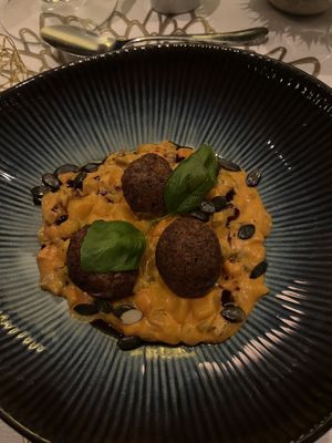 Vegan falafel (dinner) - Main course  at DAS VIER – Sport- & Wellnesshotel in Tirol