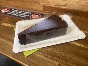 Chocolate cake slice   at Mikey's Creations in Frankfurt