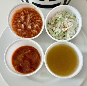 Pickle tray  at Poppadom Indian Takeaway in دبي