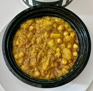 Aloo Chana Chaat at Poppadom Indian Takeaway in دبي