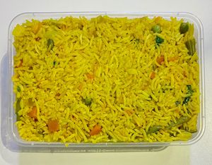 Vegetable pilau  at Poppadom Indian Takeaway in دبي