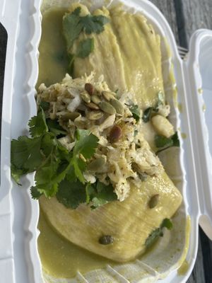 Tamales at Mesa Verde in Santa Barbara