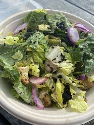 Caesar salad at Mesa Verde in Santa Barbara