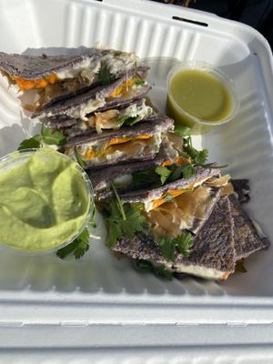 Quesadilla at Mesa Verde in Santa Barbara