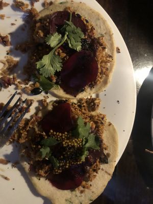 Street tacos at Mesa Verde in Santa Barbara