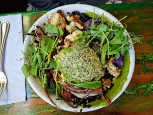 Green bowl at Mesa Verde in Santa Barbara