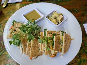 Quesadilla at Mesa Verde in Santa Barbara