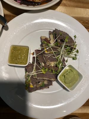 quesadillas   at Mesa Verde in Santa Barbara