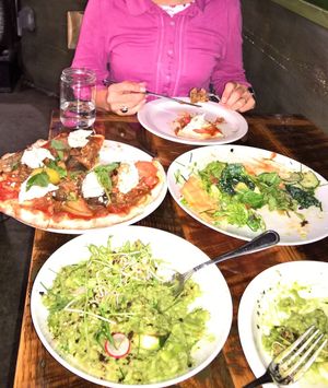 Great portions, interesting flavour combinations, beautifully presented. at Mesa Verde in Santa Barbara