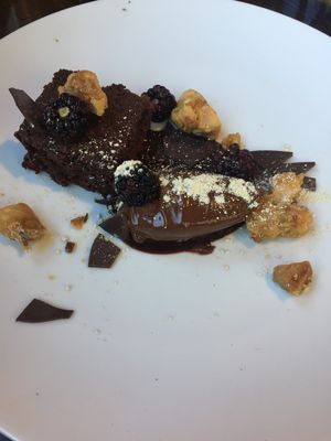 Vegan Chocolate Cake!  at Mesa Verde in Santa Barbara