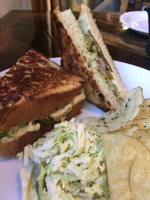Vegan Grilled Cheese at Mesa Verde in Santa Barbara