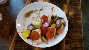 Pulled Smoked Mushroom at Mesa Verde in Santa Barbara