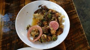 Fried Brussels Sprouts at Mesa Verde in Santa Barbara