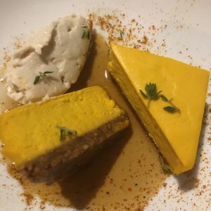 pumpkin cheesecake - wow!!! at Mesa Verde in Santa Barbara