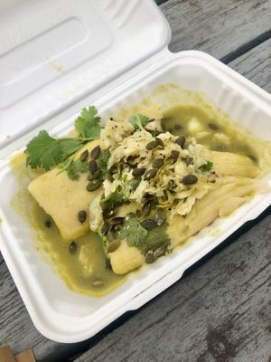 tamales at Mesa Verde in Santa Barbara