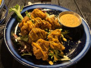 Fried chick’n  at True Vegan in Delray Beach