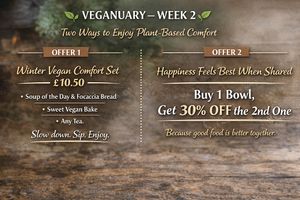 Veganuary 2026 offers at Soul Bowl in London
