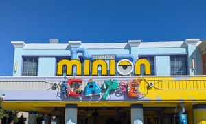 exterior at Universal Studios - Illumination’s Minion Cafe in Orlando
