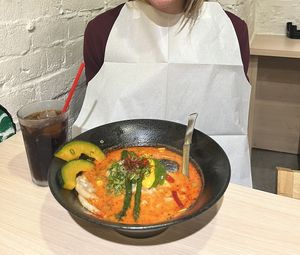   at Halal Wagyu & Vegan Ramen GYUMON SHIBUYA Center Gai in Tokyo