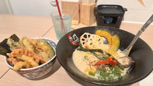   at Halal Wagyu & Vegan Ramen GYUMON SHIBUYA Center Gai in Tokyo