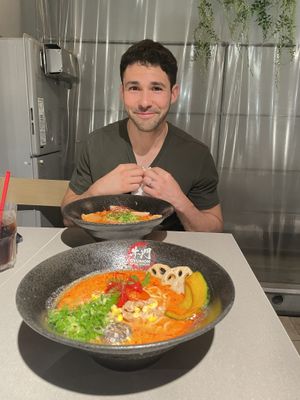   at Halal Wagyu & Vegan Ramen GYUMON SHIBUYA Center Gai in Tokyo