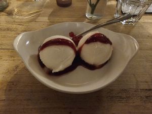 Veganes Zitronen Sorbet at Fachwerk Hoffnungsthal in Nordrhein-westfalen