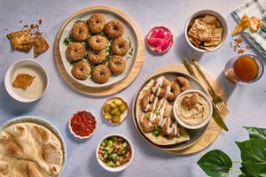 Falafel Goodness at Vegan Stops (La Mesa) in San Diego