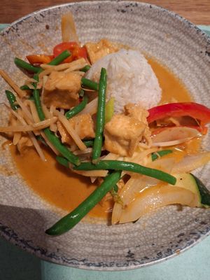Spicy Peanut Curry 👍 at Asia Gourmet in Berlin