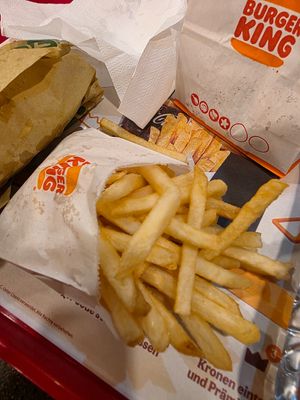 Pommes at Burger King  in Bayern