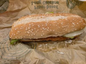 Long chicken plant based at Burger King  in Bayern