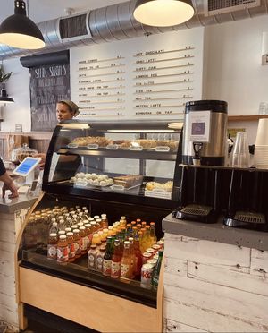ordering counter  at Cafe One Eight in Lancaster
