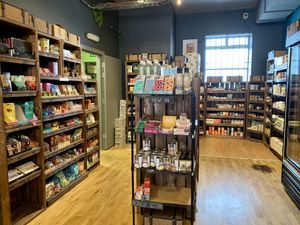 Vegan goodies at Power Plant Cafe in Plymouth