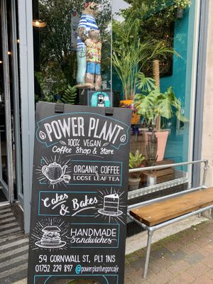 Power plant 100% vegan at Power Plant Cafe in Plymouth