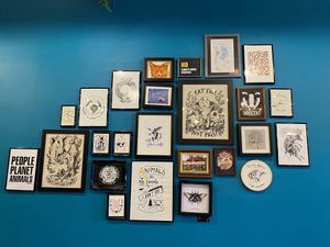 Animal rights - my fave kinda vegan 🥰 at Power Plant Cafe in Plymouth