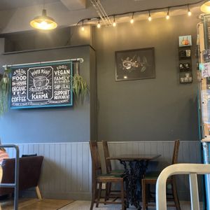 The interior   at Power Plant Cafe in Plymouth