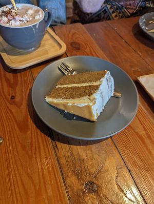 Chai Cake at Power Plant Cafe in Plymouth
