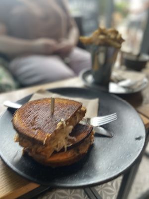 Reuben sandwich   at Power Plant Cafe in Plymouth