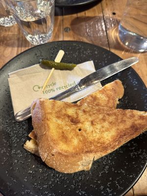 Meatball toastie   at Power Plant Cafe in Plymouth