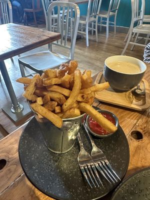 Chips   at Power Plant Cafe in Plymouth