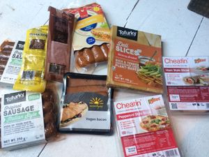 Vegan Meats Haul!  at Power Plant Cafe in Plymouth