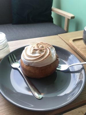 Lemon ménage donut 👌 at Power Plant Cafe in Plymouth