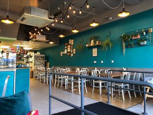 Interior at Power Plant Cafe in Plymouth