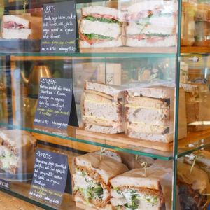 Handmade sandwiches at Power Plant Cafe in Plymouth