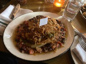 Cauliflower steak at Uva Next Door in New York