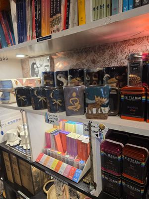 Gift shop area at Eli Tea Bar in Chicago