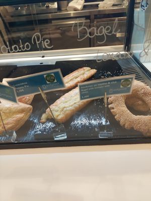 Potato pie and koulouri at SKG - eatgreek in Thessaloniki